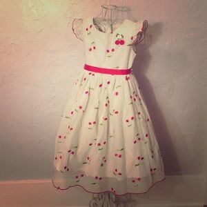 Laura Ashley London size 6 cherry blossom dress